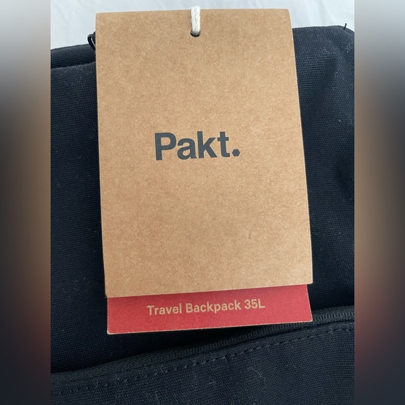 Pakt The Travel Backpack- Version 2- 35L- Black main image 12
